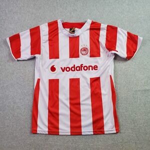 Olympiacos B2 Sportswear Soccer Football Home Jersey Vodafone Mens Med Red White